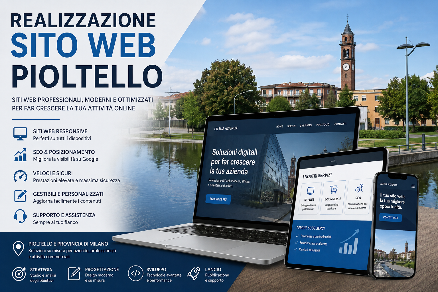 Realizzazione sito web Pioltello per aziende e professionisti