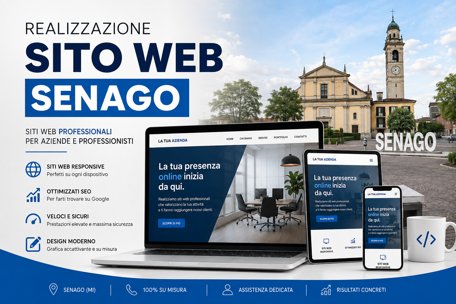 Realizzazione sito web Senago – siti web professionali ottimizzati SEO