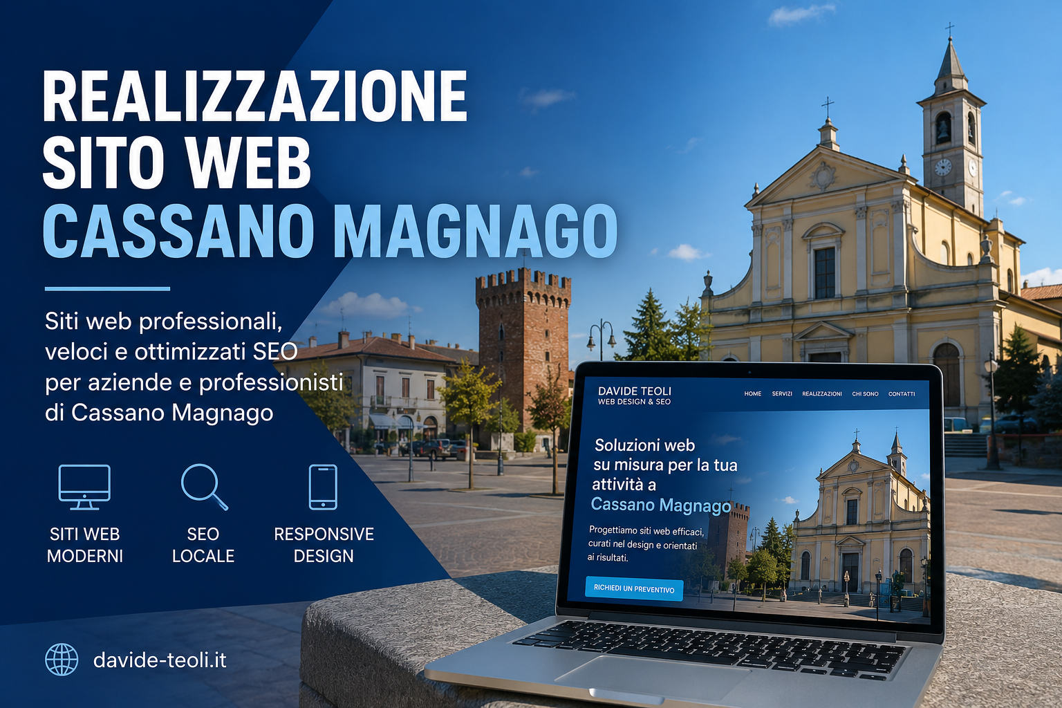 Realizzazione sito web Cassano Magnago per aziende e professionisti