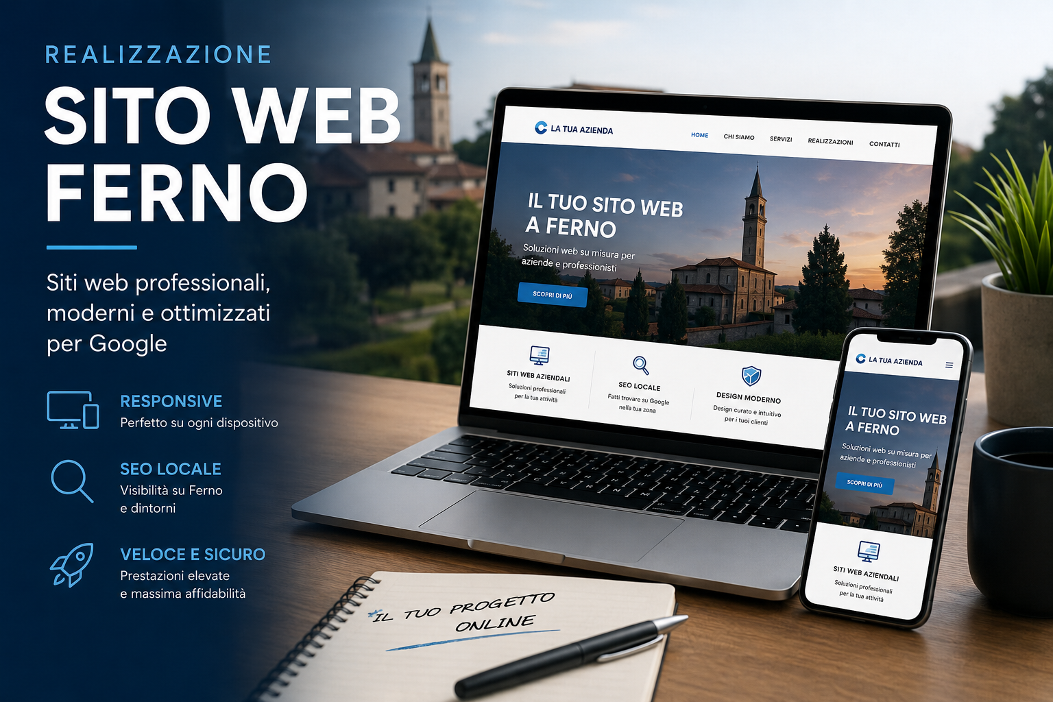 Realizzazione sito web Ferno - siti web professionali e SEO locale
