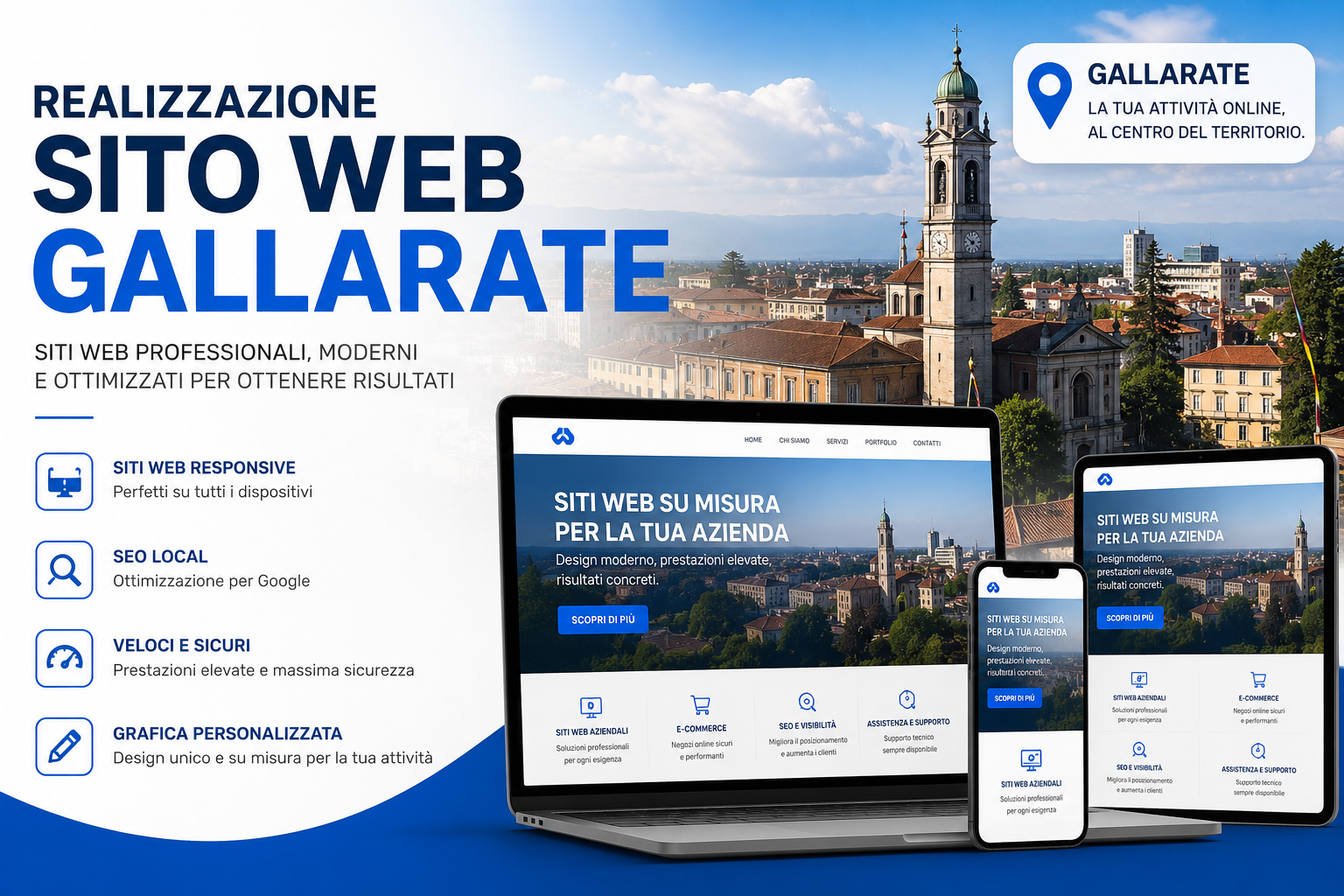 Realizzazione sito web Gallarate per aziende e professionisti