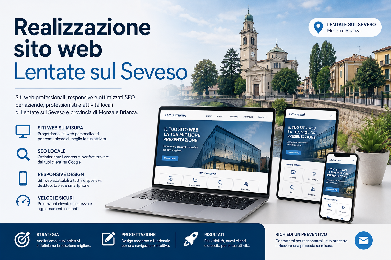 Realizzazione sito web Lentate sul Seveso per aziende e attività locali
