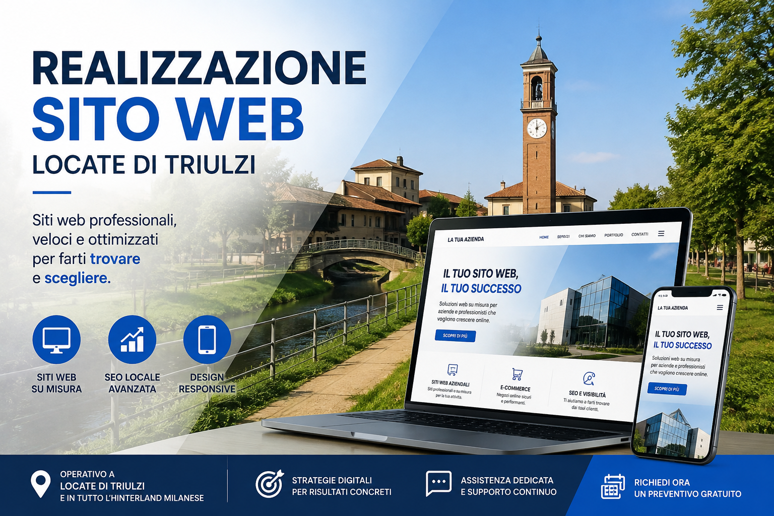 Realizzazione sito web Locate di Triulzi per aziende e professionisti