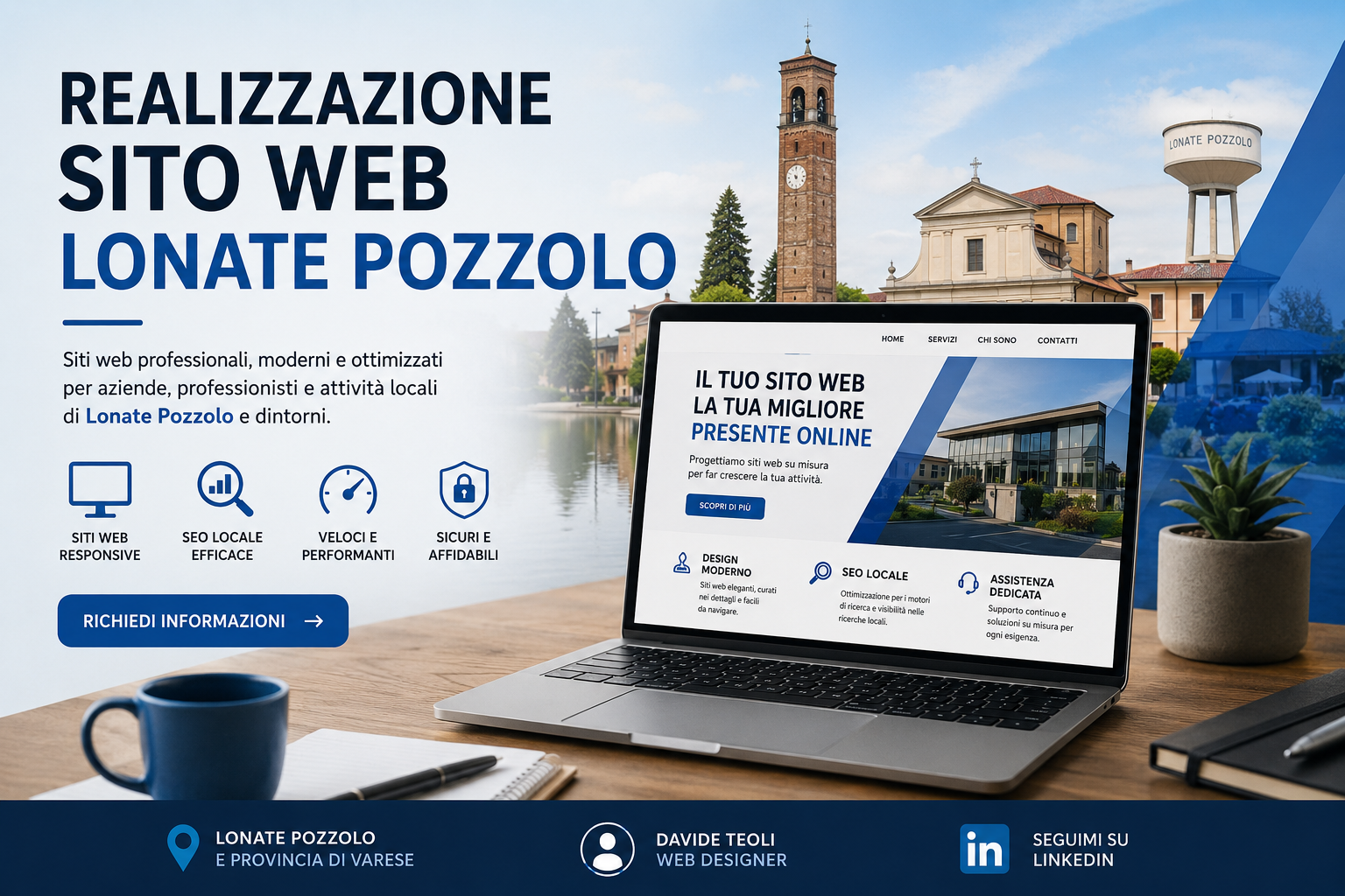 Realizzazione sito web Lonate Pozzolo - siti web professionali e SEO locale