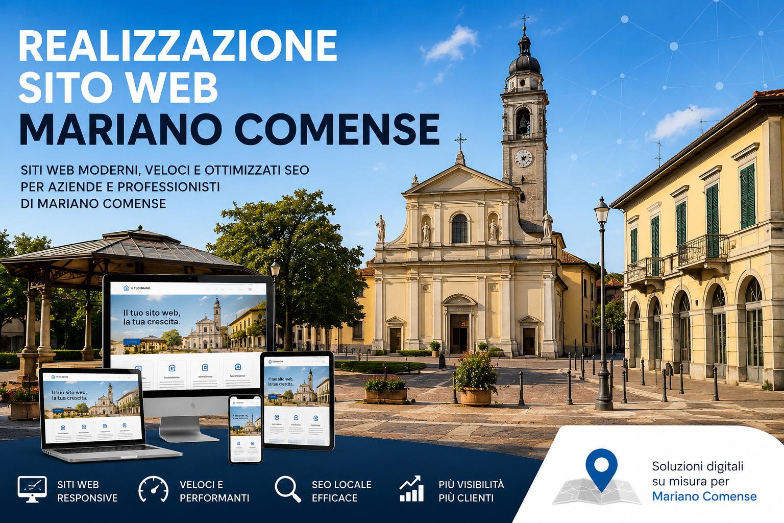 Realizzazione sito web Mariano Comense per aziende e professionisti