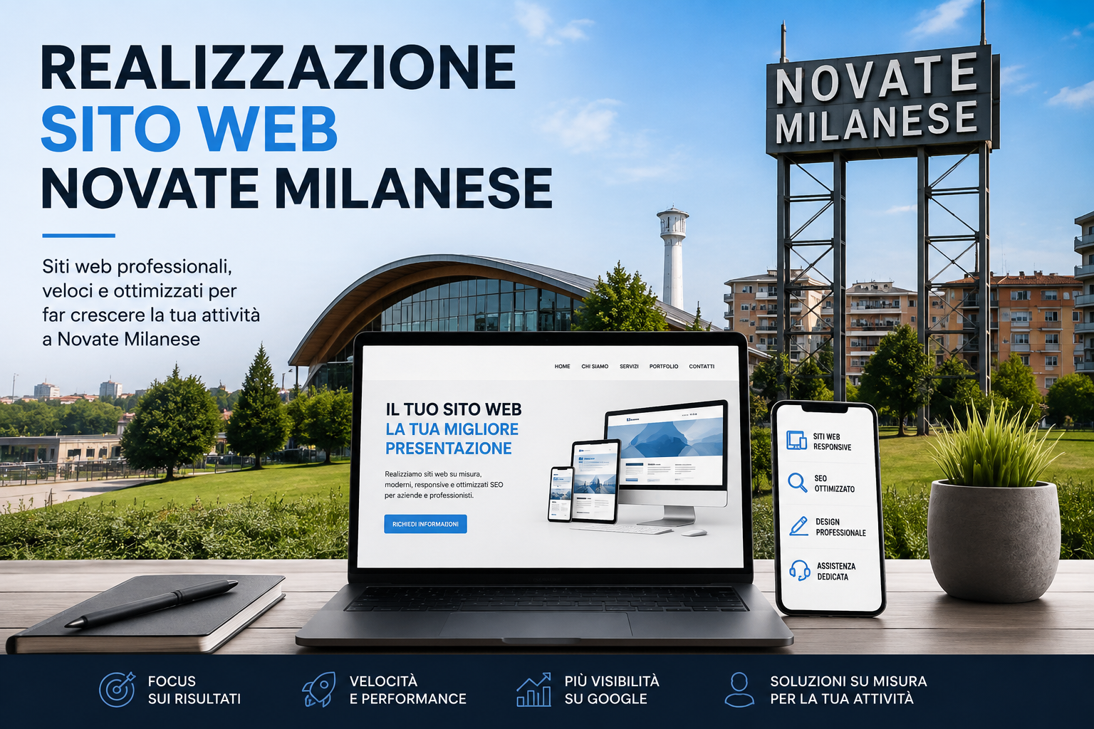 Realizzazione sito web Novate Milanese – siti web professionali e ottimizzati SEO