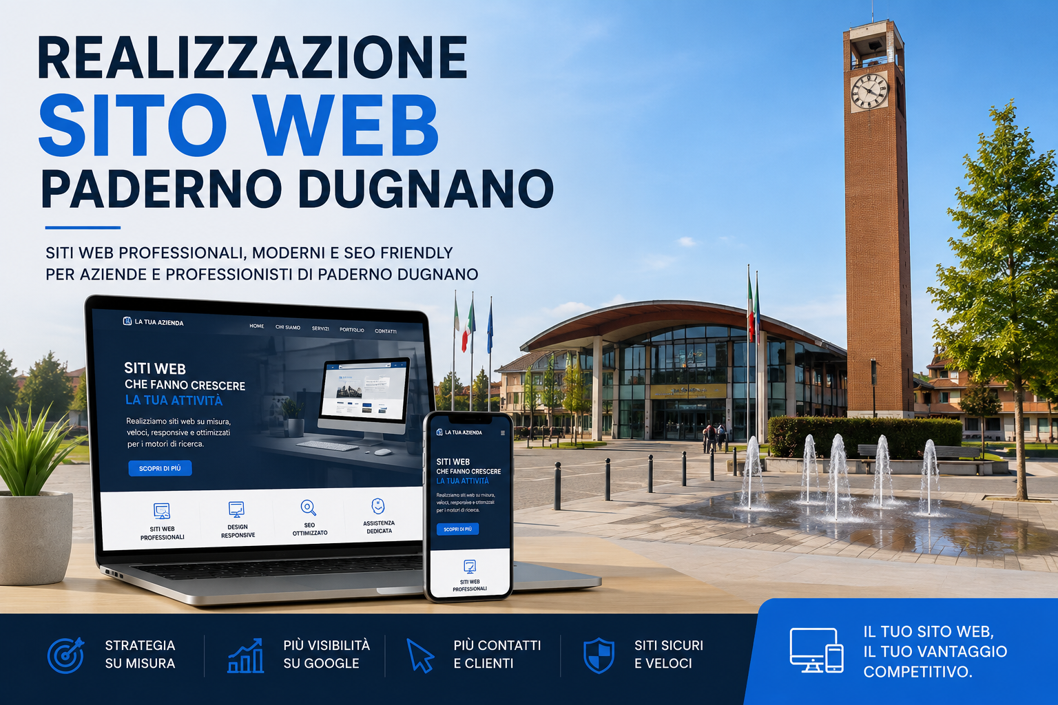 Realizzazione sito web Paderno Dugnano - Creazione siti internet professionali ottimizzati SEO