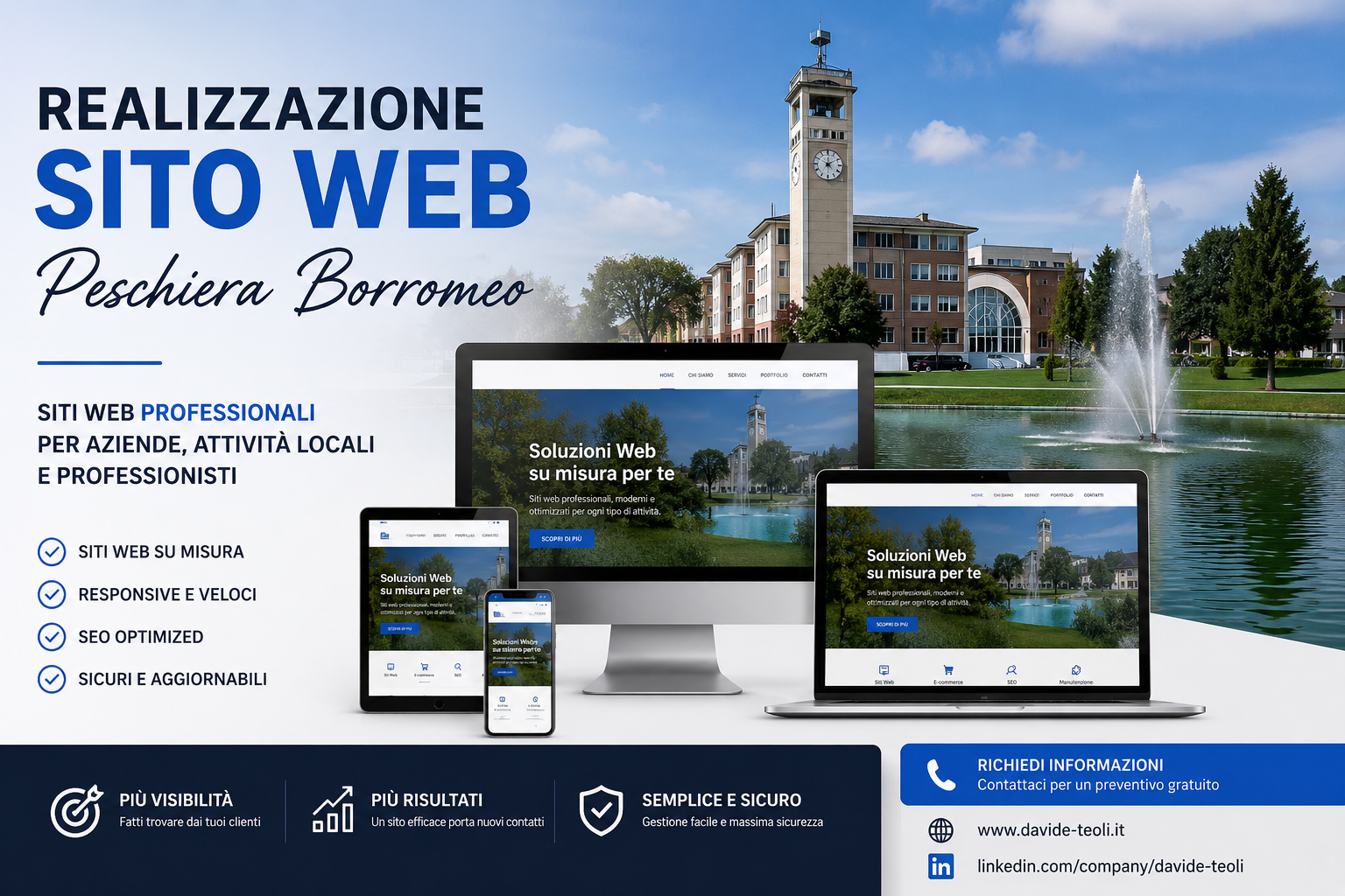 Realizzazione sito web Peschiera Borromeo per aziende e professionisti