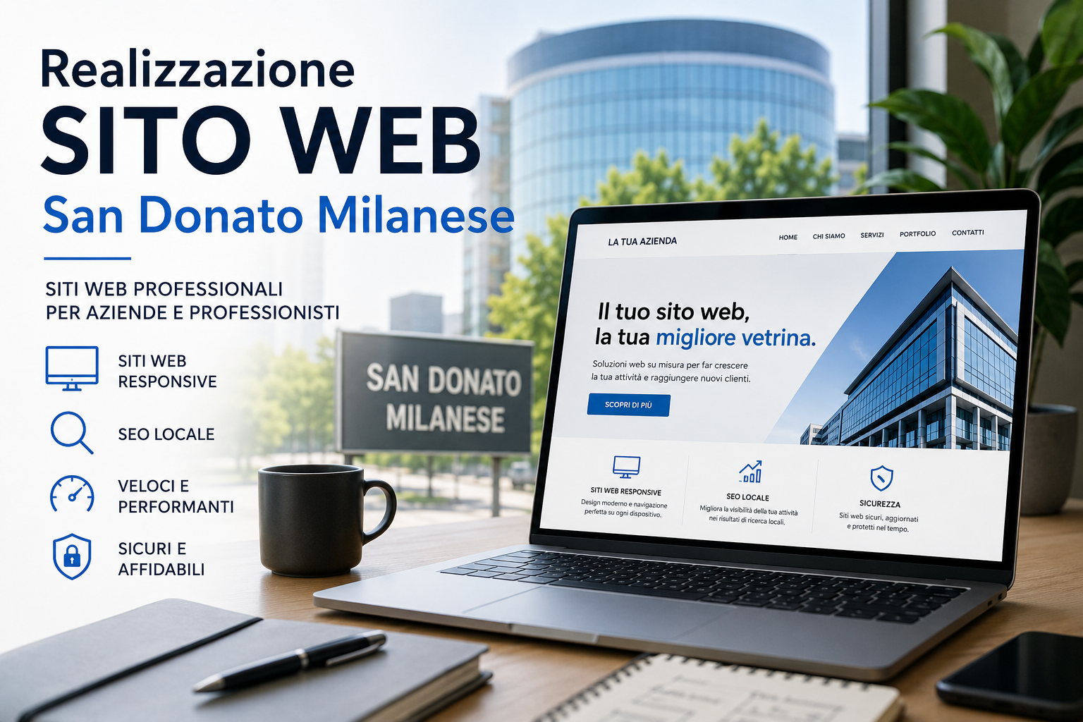 Realizzazione sito web San Donato Milanese per aziende e professionisti