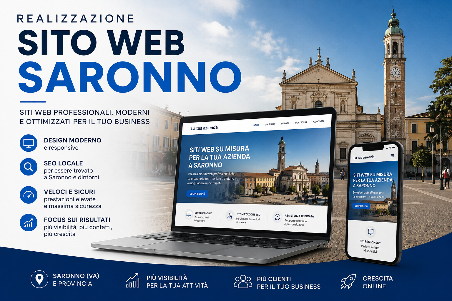 Realizzazione sito web Saronno per aziende e professionisti
