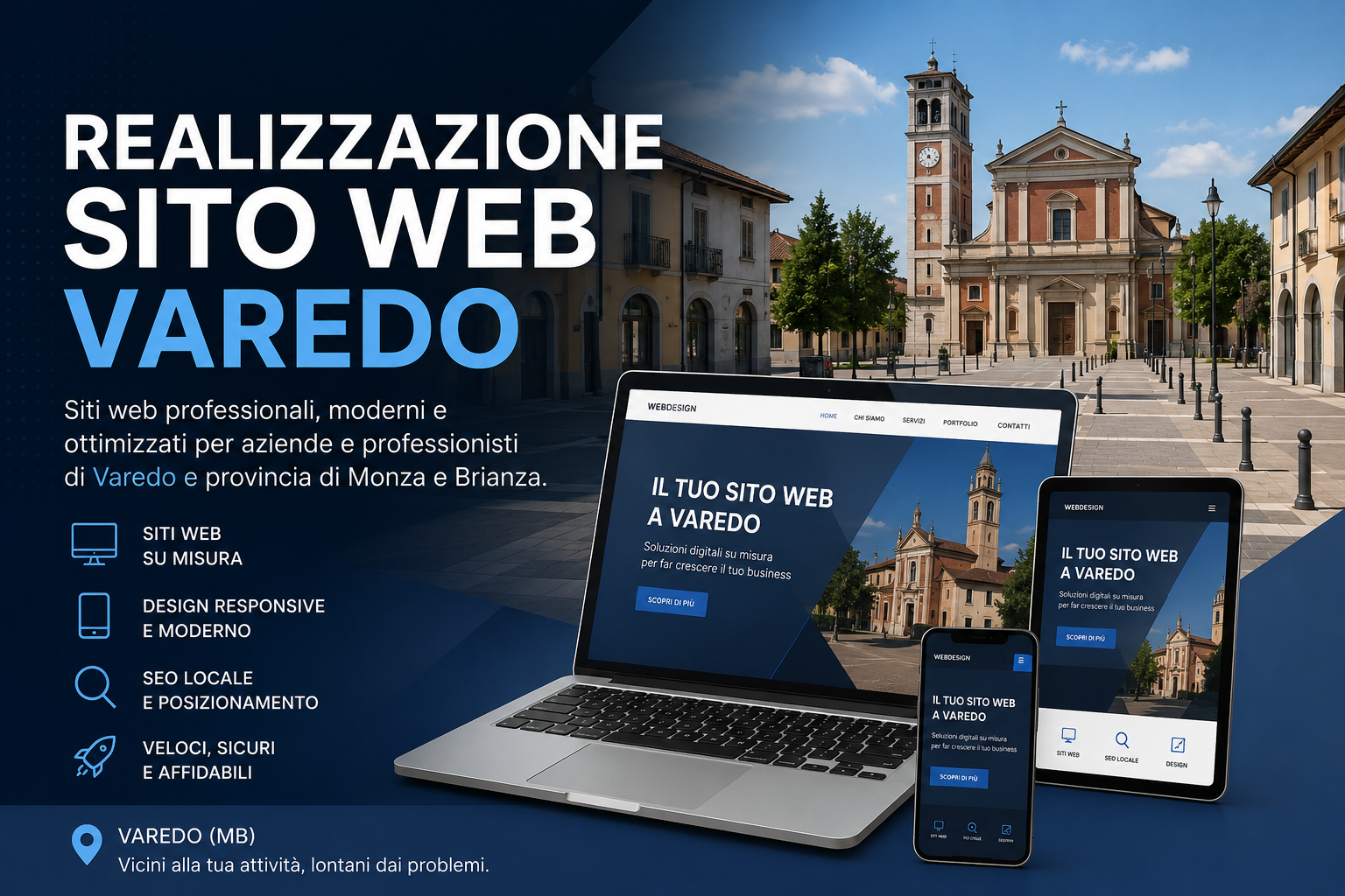 Realizzazione sito web Varedo per aziende e professionisti