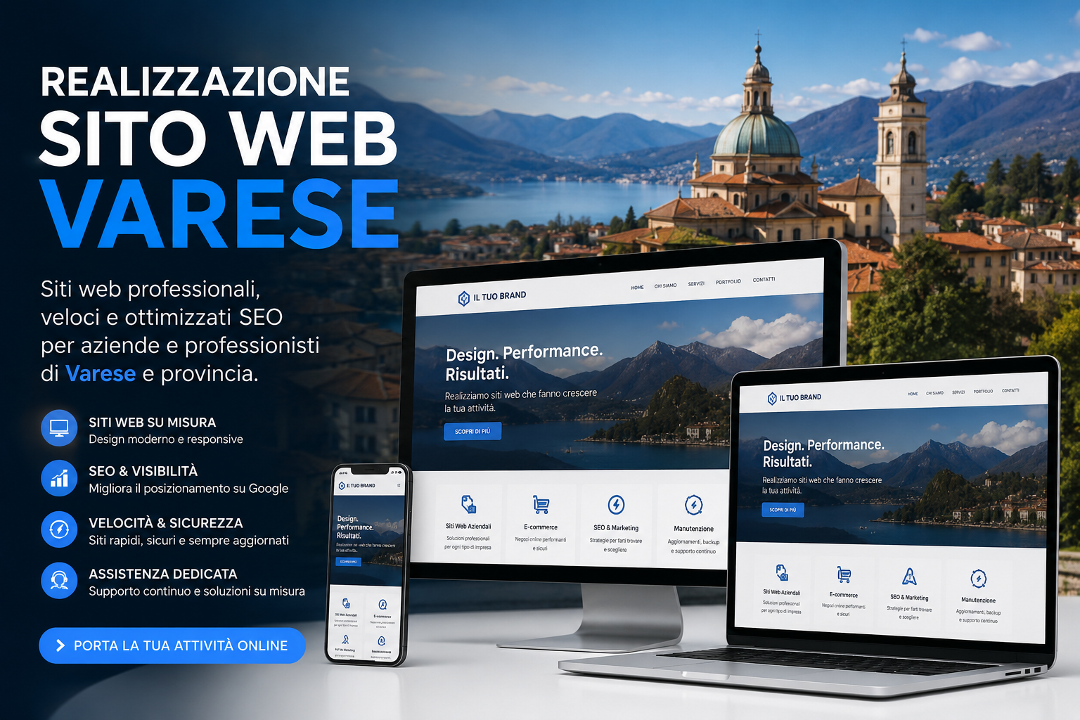 Realizzazione sito web Varese per aziende e professionisti