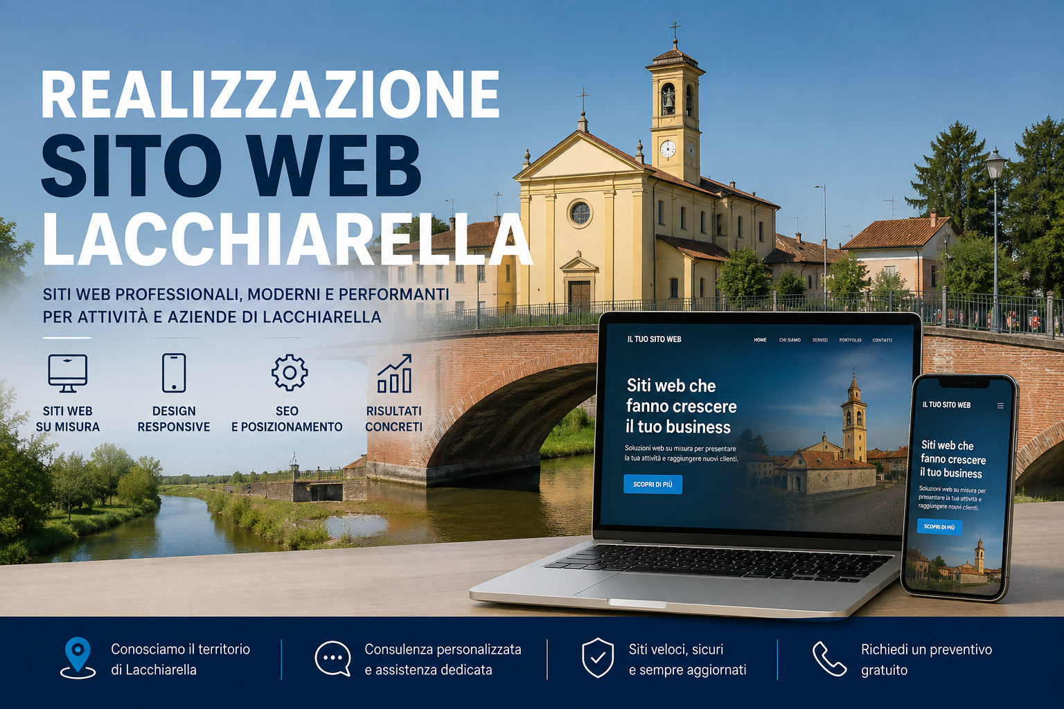 Realizzazione sito web Lacchiarella per aziende e attività locali